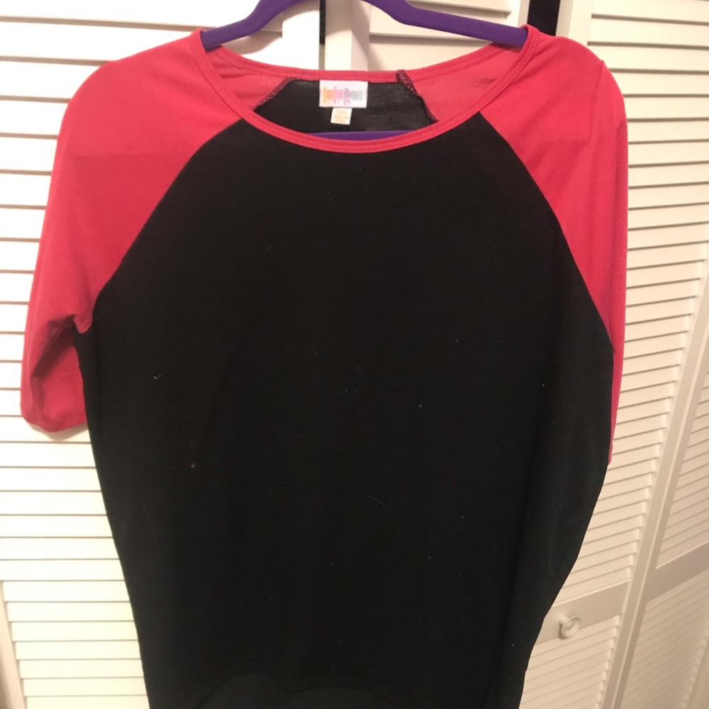 Pink and Black LuLaRoe Irma -  size XXS